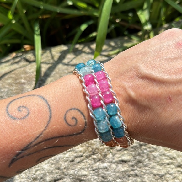 Tourmaline chain bracelet - Picture 1 of 8